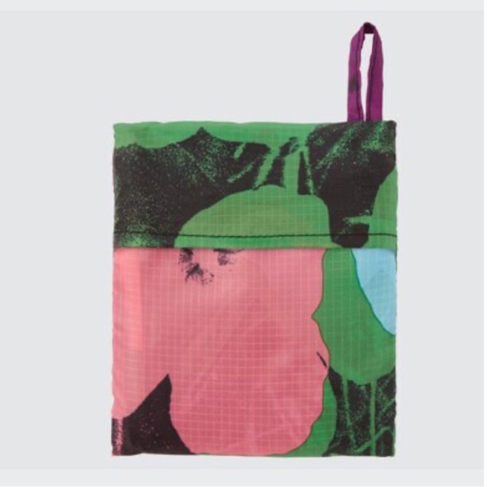 NWT Uniqlo x Andy Warhol Pocketable 2way Tote Bag - Multi Color - Picture 8 of 11